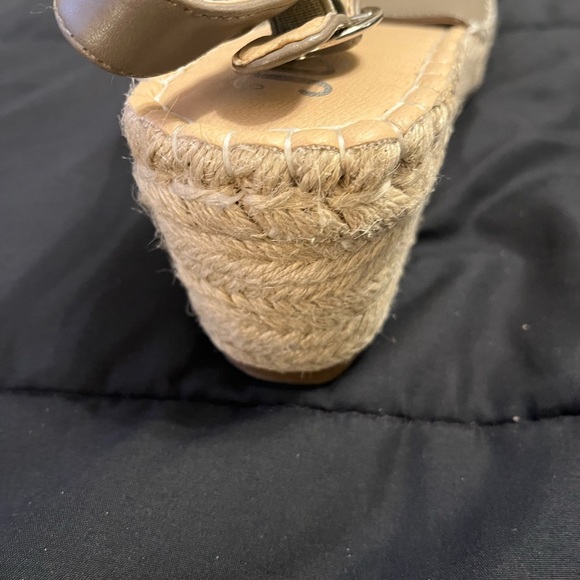 Journee Collection Taupe Wedge Espadrilles - Picture 8 of 12